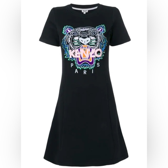 Kenzo Dresses & Skirts - Kenzo Black and Green Sweater